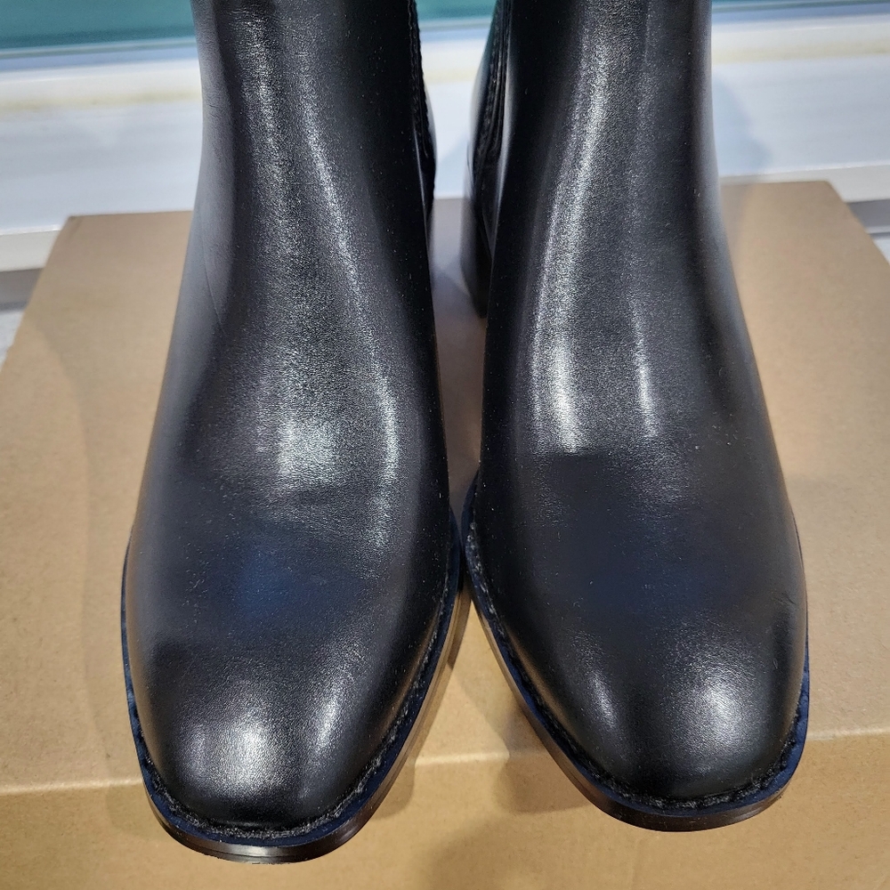 J Crew Factory Chelsea boots CA774 Size 5 Brown $188 Retail - Picture 6 of 8